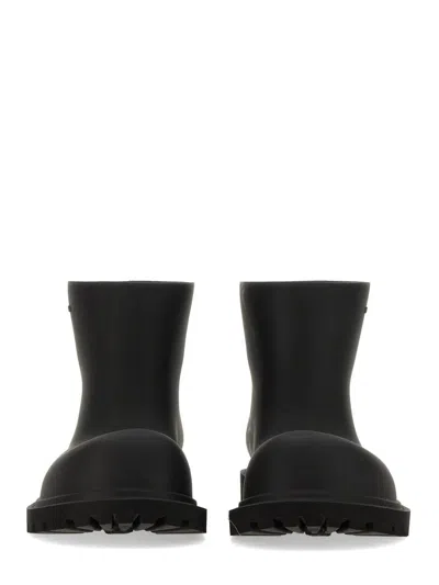 Balenciaga Steroid Ankle Boots In Black