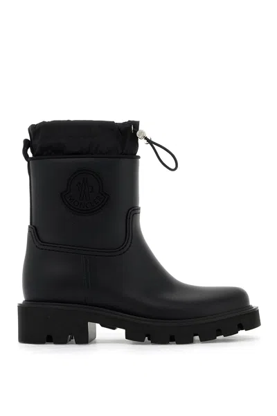 Moncler Stylish High-top Mini Boots With Drawstring Fastening 20 Cm In Animal Print