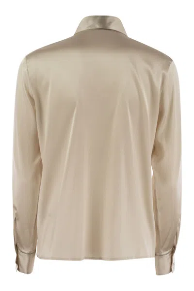 Peserico Women Silk Crepe Shirt