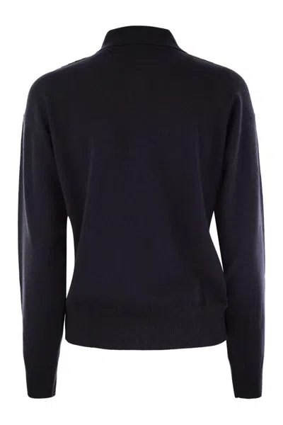 Peserico Women's Virgin Wool, Silk And Cashmere Tricot Sweater