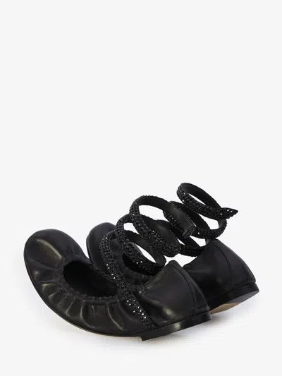 René Caovilla Rene Caovilla Cleo 10 Crystal Ballerinas
