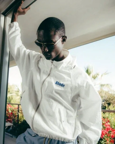 Rhude Logo-print Hooded Track Jacket