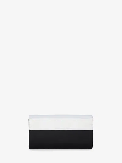 Roger Vivier Envelope Flap Flower Buckle Clutch