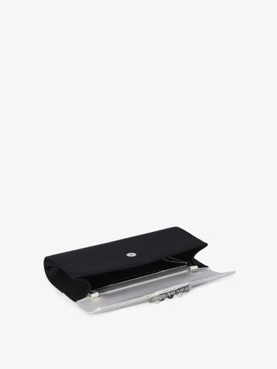 Roger Vivier Envelope Flap Flower Buckle Clutch