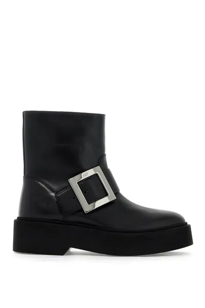 Roger Vivier Viv Rangers High Biker Booties