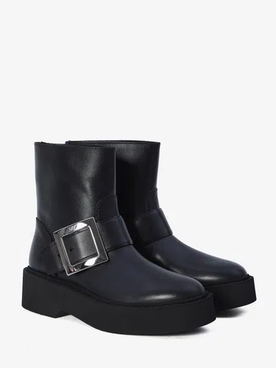 Roger Vivier Viv Rangers High Biker Booties