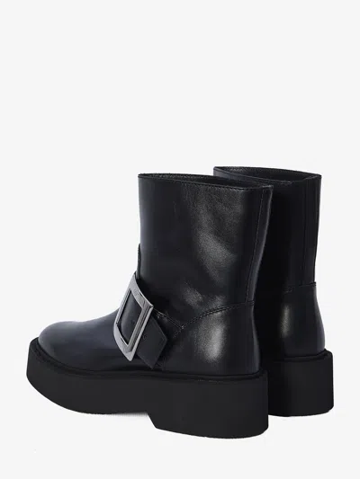 Roger Vivier Viv Rangers High Biker Booties