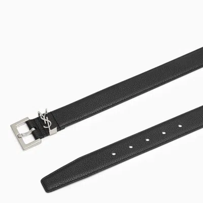 Saint Laurent Cassandre Belt Square Buckle Accessories
