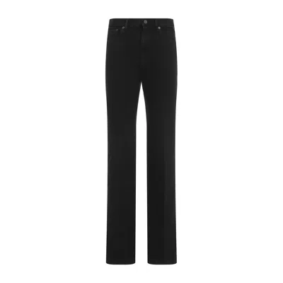 Saint Laurent Mid Rise Straight Jeans Women