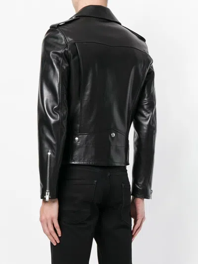 Saint Laurent Cocktail Print Biker Jacket