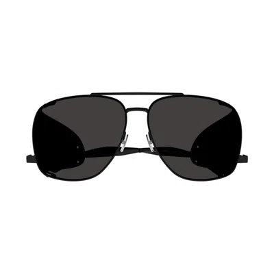 Saint Laurent Stylish Leather Spoiler Sunglasses For Men