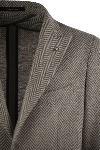 Tagliatore Men's Wool And Cashmere Jacket