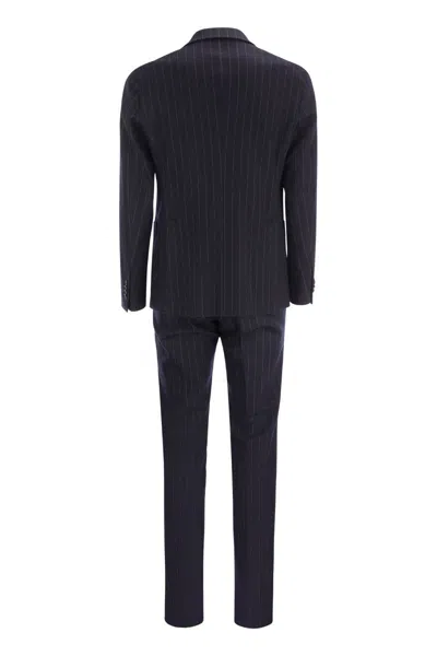 Tagliatore Blue Virgin Wool Tuxedo Suit