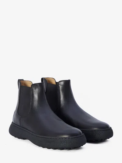 Tod's W. G. Chelsea Boots In Leather