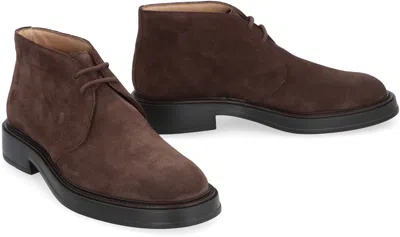 Tod's Suede Leather Ankle Boot Shoes