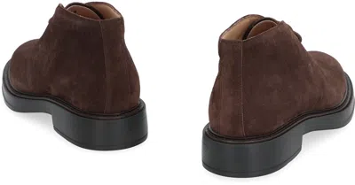 Tod's Suede Leather Ankle Boot Shoes