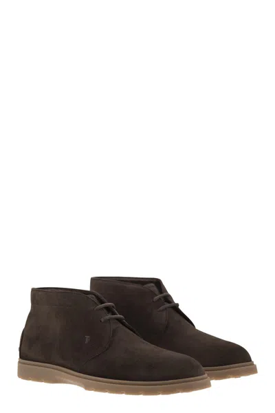Tod's Men Suede Leather Boots