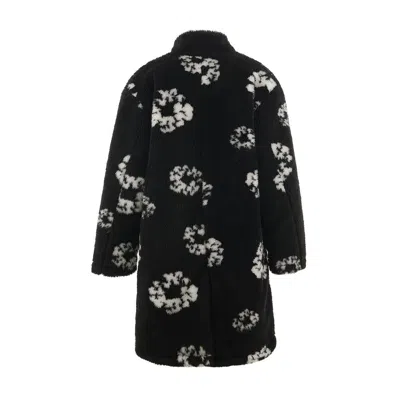 Saint Mxxxxxx Saint Tears Faux Fur Coat In Black