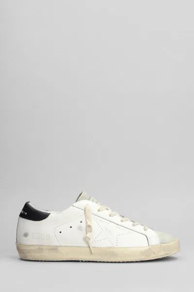 Golden Goose Superstar Mixed Leather Low-top Sneakers In White