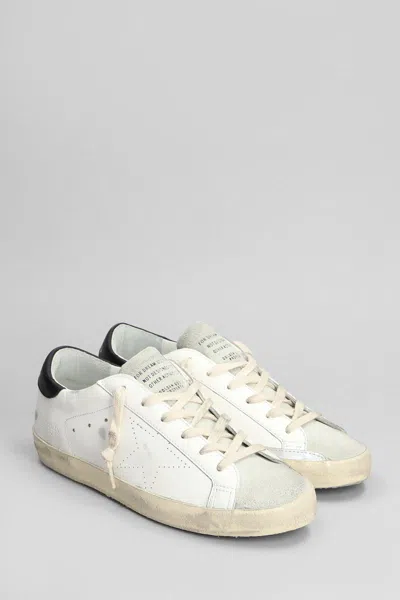Golden Goose Superstar Mixed Leather Low-top Sneakers In White