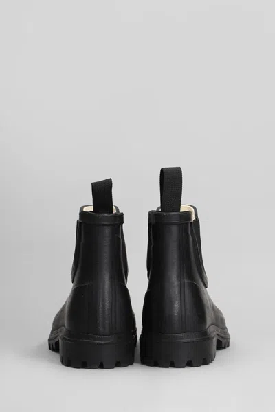 Superga Rubber Boot In Black