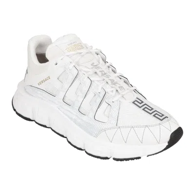 Versace Multicolor Trigreca Sneakers In White