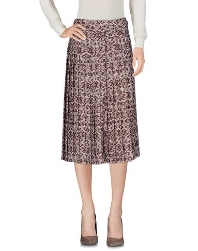 Michael Kors 3/4 Length Skirt In Cocoa