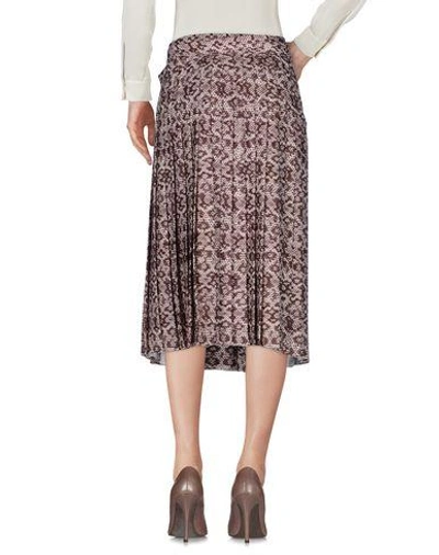 Shop Michael Kors 3/4 Length Skirt In Cocoa