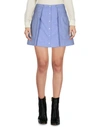 Alexander Wang T Mini Skirt In Blue