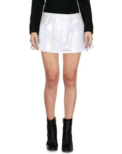 Jil Sander Mini Skirt In White