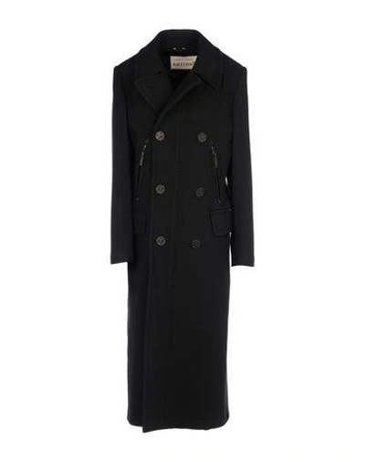 Jean Paul Gaultier Coats In Black
