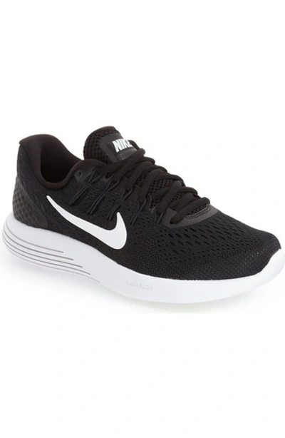Nike Women's Lunarglide 8 Running Shoes, Black In Black/ White/ Anthracite