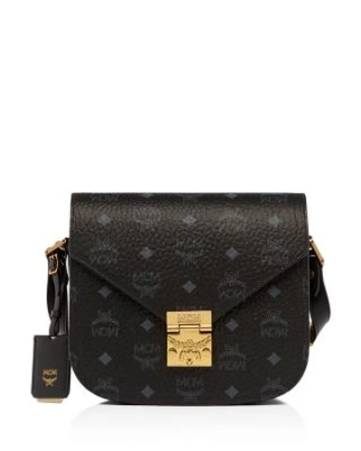 Shop Mcm Small Patricia Shoulder Bag In Black