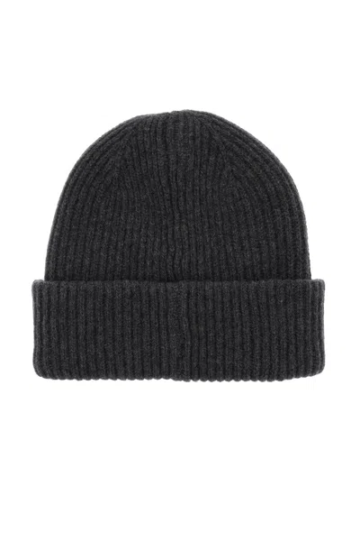 Apc Beanie Hat With Logo In Gray
