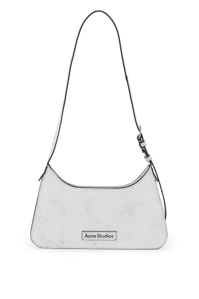 Acne Studios Platt Mini Crackle Hobo Bag