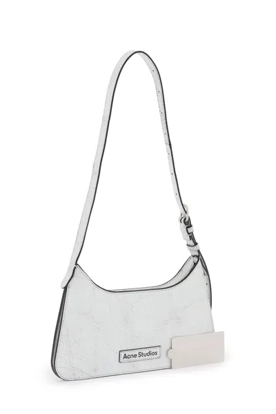 Acne Studios Platt Mini Crackle Hobo Bag
