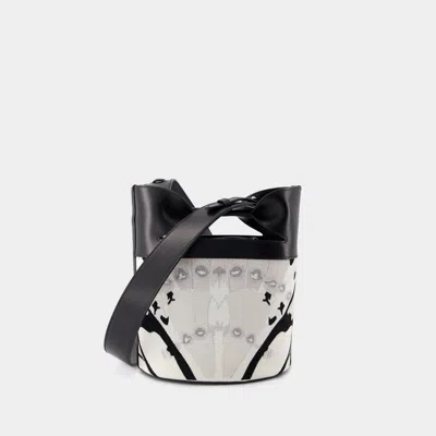 Alexander Mcqueen The Bow Logo Bucket Bag