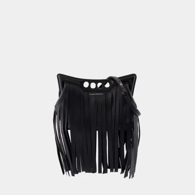 Alexander Mcqueen Stylish Mini Peak Fringed Crossbody Bag