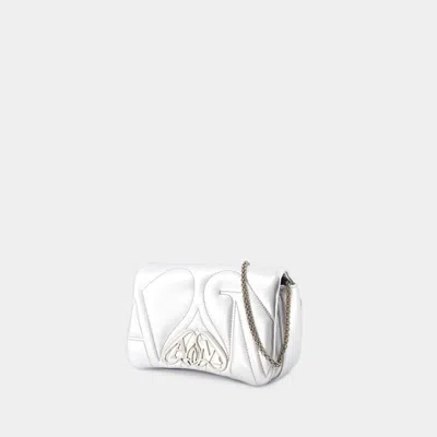 Alexander Mcqueen The Seal Mini Metallic Leather Crossbody Bag