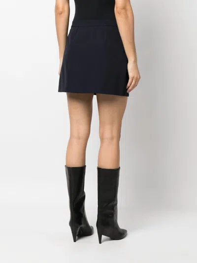 Shop Alexander Mcqueen Wool Mini Skirt