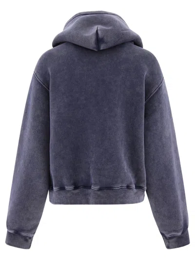 Shop Alexander Wang Puff Logo Hoodie In Structured Terry
