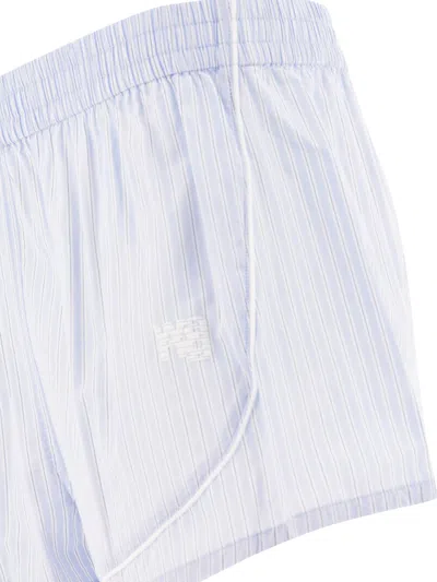 Alexander Wang Elasticated Mini Shorts In White