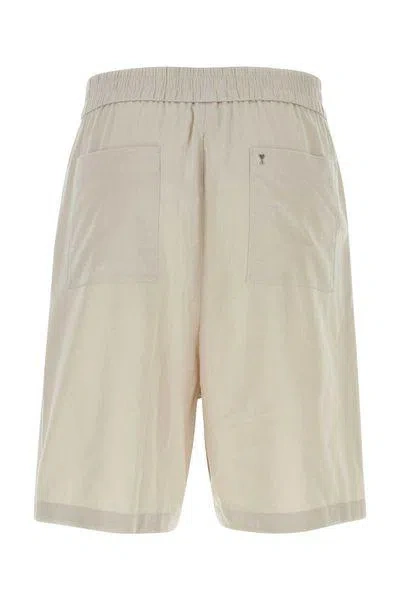 Ami Alexandre Mattiussi Paris Elasticated Waistband Bermuda Shorts