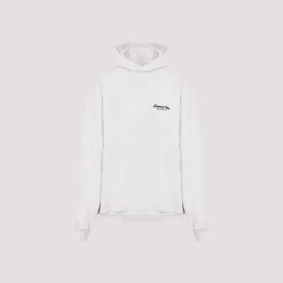 Balenciaga Off White Cotton Large Fit Hoodie