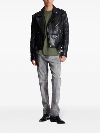 Balmain Grey Denim Regular-fit Jeans