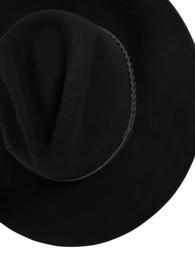 Barbour Fedora Hat Braided Band Structured Crown