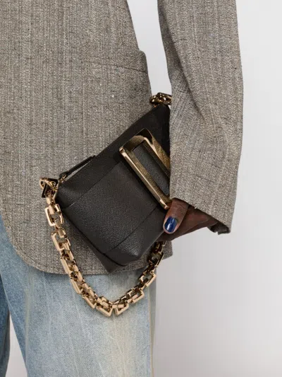 Boyy Buckle Pouchette Epsom Leather Handbag