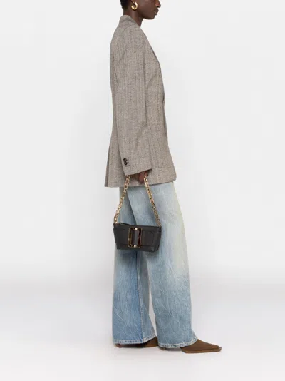 Boyy Buckle Pouchette Epsom Leather Handbag
