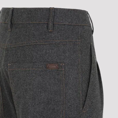 Brunello Cucinelli Cropped Wool Pants