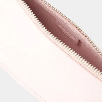 Burberry Mini Pink Leather Micro Shield Shoulder Handbag